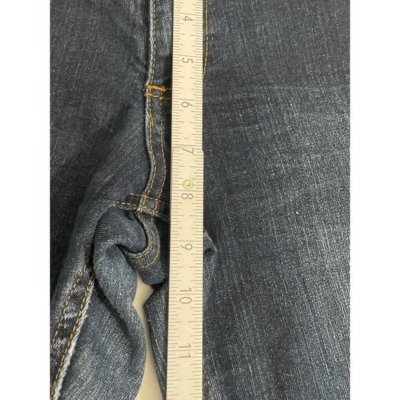 Crest Jeans Women’s Capri Pants Dark Wash Stretch Denim Size 14 Mid Rise - Picture 14 of 15